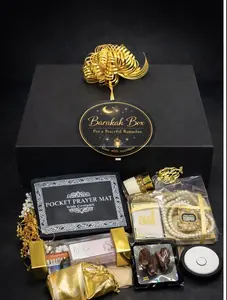 Luxury Ramadan Barakah Box – Muslim Gift Set for Women | Eid Gift | Hijab & Prayer Essentials