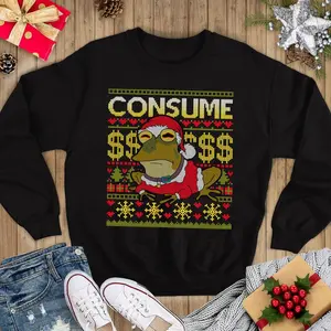 Futurama Frog Christmas Sweater, Hypnotoad Futurama Frog Sweatshirt, Futurama Ugly Sweater, Christmas Sweatshirt, Christmas Gifts