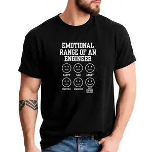 Emotional Range Engineer Shirt – Hilarious Engineering T-Shirt