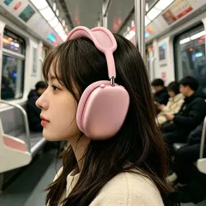 MAXPRO5 Over-Ear Wireless Bluetooth Headphones Magnetic Detachable Ear Cups | Premium Ultra HD Sound | All-Day Full Coverage Comfort Comes with Hard Carry Case & Type-C Charging Cable