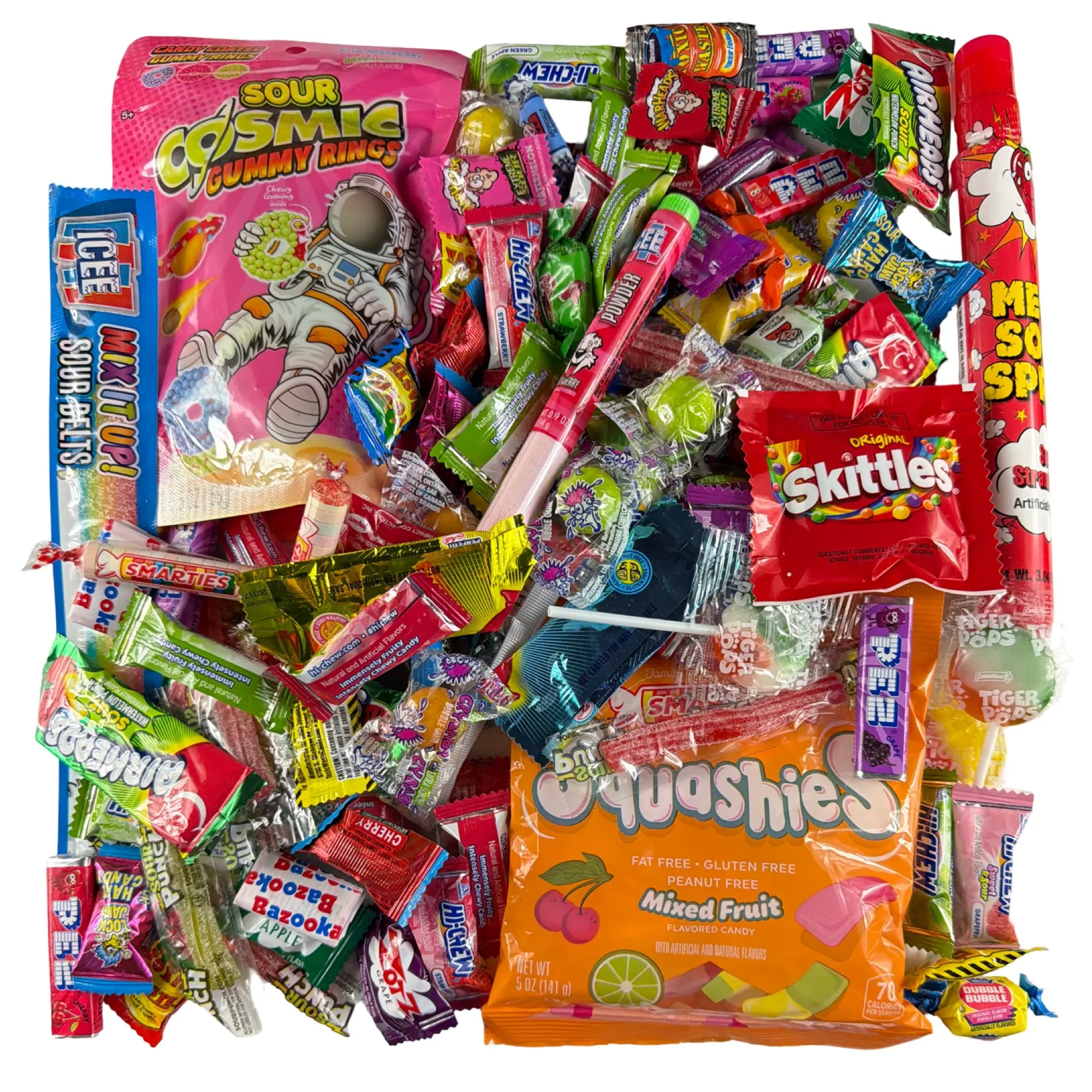Mixed Wrapped Branded Candy 5 lb Ultimate Variety Mix, Sweet, Sour & Full Size Assortment Mixed Wrapped Branded Candy 5 lb Ultimate Variety Mix, Sweet, Sour & Full Size Assortment