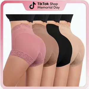 Women's High-Waist Lace Lingerie - Non-Slip, Compression Body Shaper with Waist Control, Buttocks Lifting, Invisible Elastic, Lightweight, Breathable, Comfortable for Weddings, Daily Wear summerwins