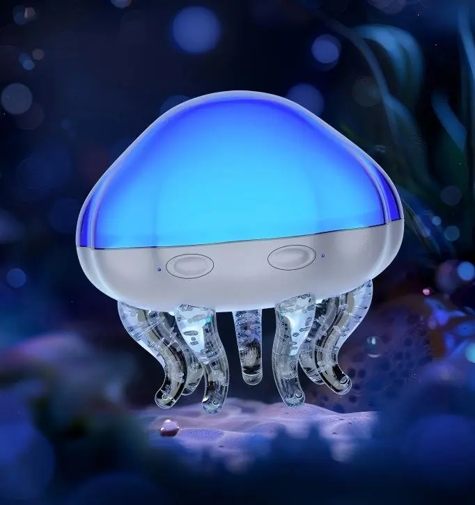 Jellyfish-Shaped Projector Light with Remote Control Timer  Nightlight for  Bedroom Decoration 5W USB Powered Ideal Holiday Gift jellyfish  light kid night light projector