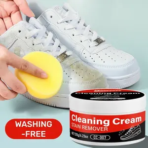 Shoe Cleaner Paste, Quickly Removes Stubborn Stains, Yellowing Wear Marks, Sports Marks, Restores Shine and Color, One-Use