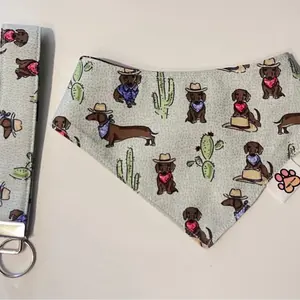 Western Dachshund Weenie Bandana
