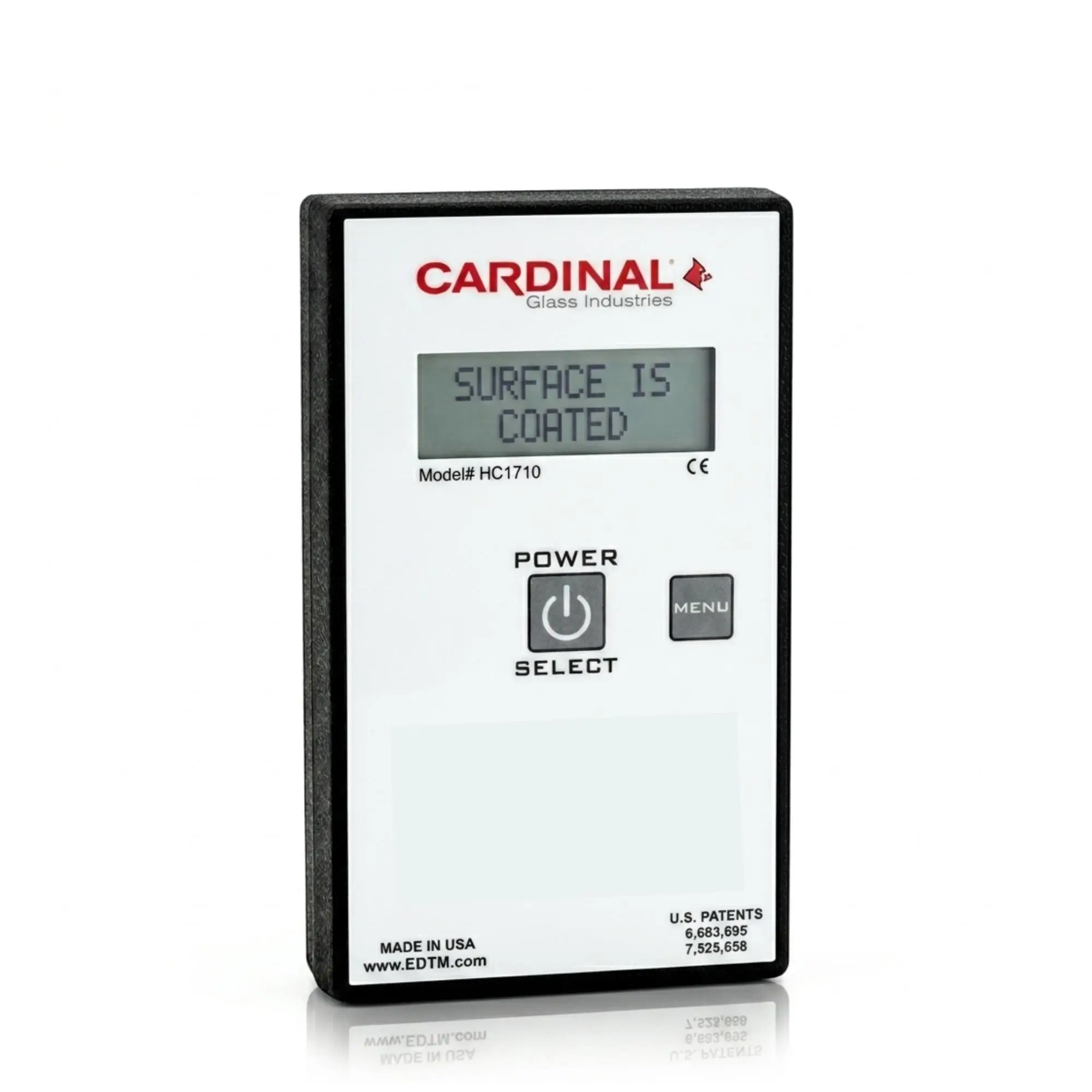 EDTM HYDROCLEAR (HC1710) Handheld Glass Coating Meter, Made in USA