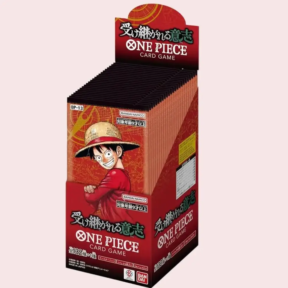 [JPN] One Piece OP13 Carrying on his Will Booster Box Pulling Cards One Piece non-sports trading collection box