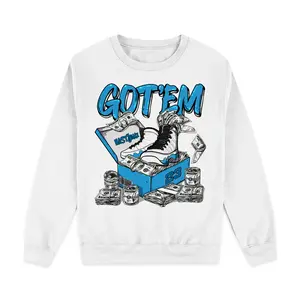 Dollar Sneaker Box Sweatshirt Match 9 Powder Blue| Color-Match Design Shirt |Customizable Fit (S-5XL) | Ideal for Matching Your Favorite Sneakers