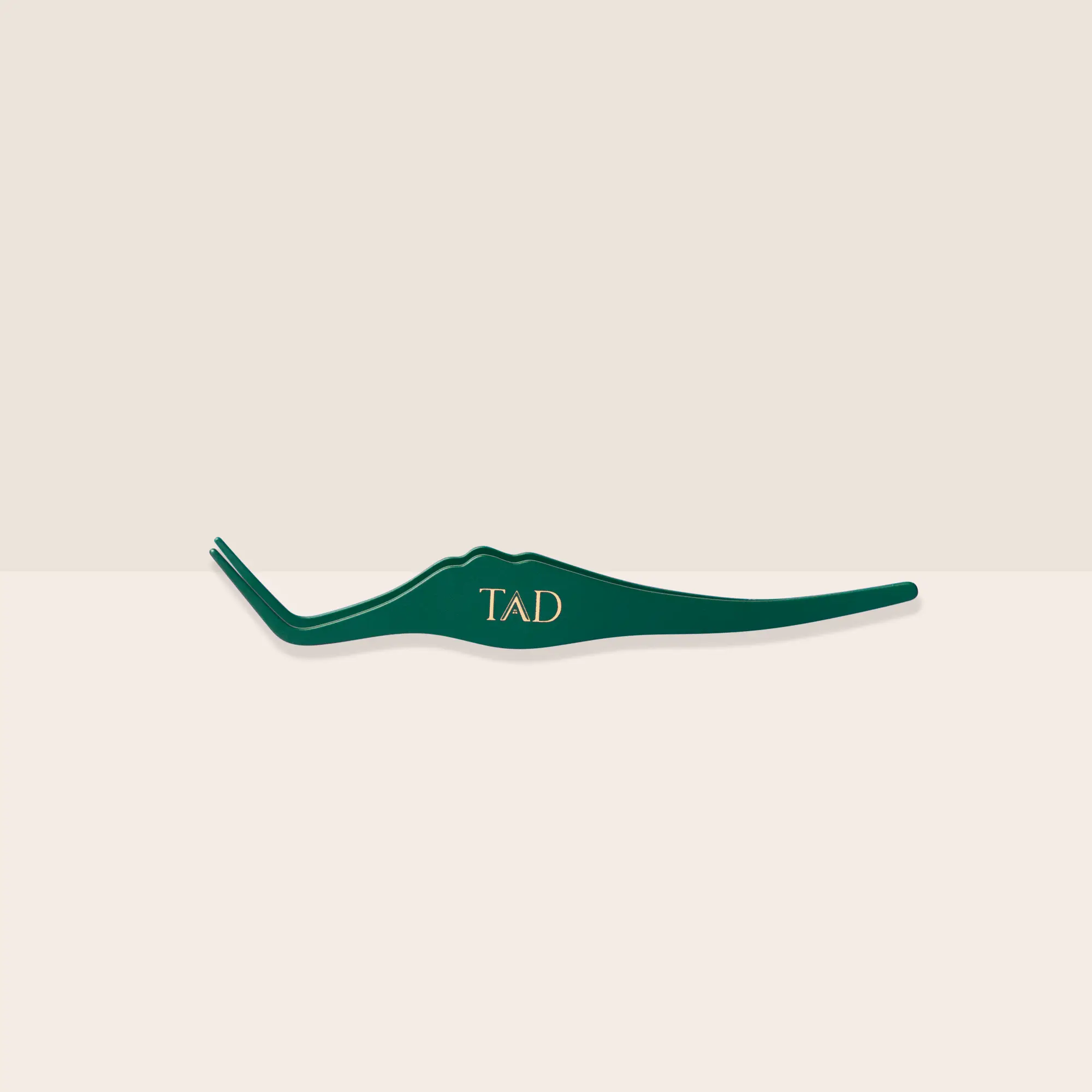 TAD Clean Touch DIY Lash Cluster Tweezer for Eyelash Application Wider Grip Long Tip Precision Smooth Application Special Coating