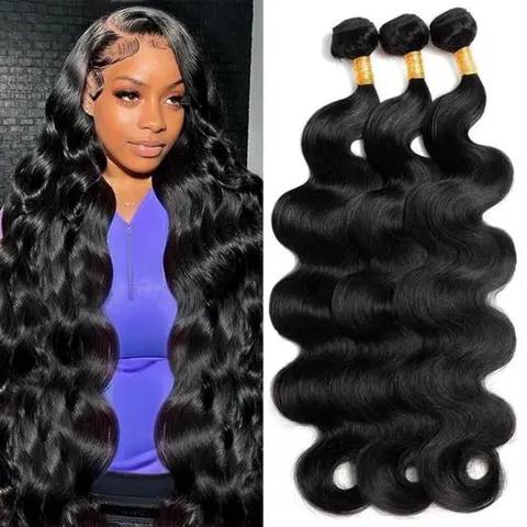 [Fall & Winter Musts] Wiggins Hair 30 Inches Long Body Wave Human Hair Bundles Brazilian Virgin Hair Straight Hair Bundles #Sohochic