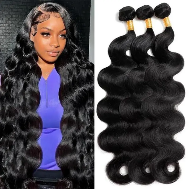 [Fall & Winter Musts] Wiggins Hair 30 Inches Long Body Wave Human Hair Bundles Brazilian Virgin Hair Straight Hair Bundles #Sohochic