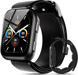 S7 Smart Watch with 1.95'' Display, Air Pump Cuff, Blood Pressure & Sleep Monitoring, Sports Tracking, Data Sharing & Reminders for Android iOS | Father's Day Gift