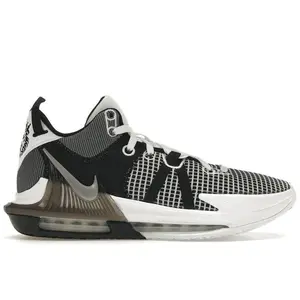 Nike Men's LeBron Witness 7 White Black Metallic Silver Basketball Shoes, from StockX