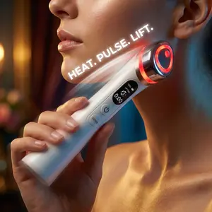 8-in-1 Face Lift Device – LED Light Therapy, Skin Tightening & Anti-Aging Facial Massager