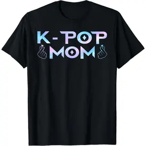 100% Cotton K-Pop Mom and Dad Kids Gift Funny Birthday Matching Concert T-Shirt