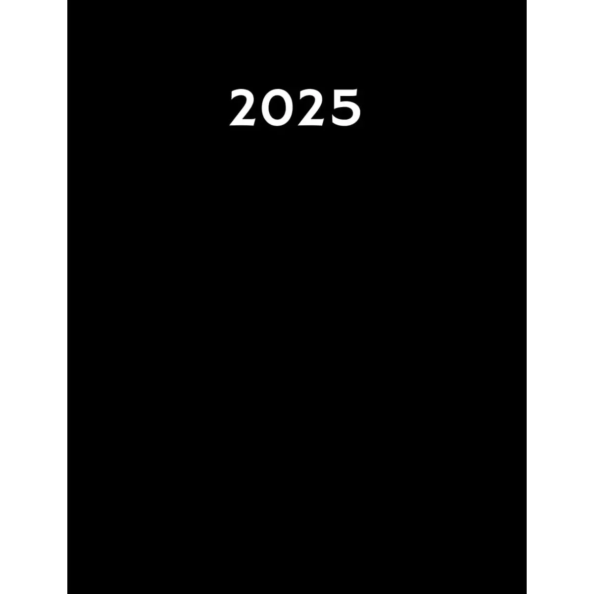 2025 Minimalist Planner: A Black & White Organizer for Your Year: Monthly and Weekly Planning, Habit Tracker, Vision Board, and Journaling Pages Paperback – January 3, 2025