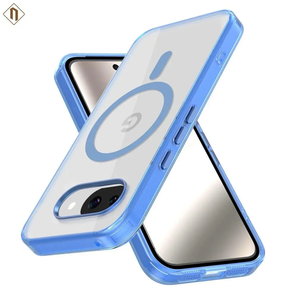 For Google Pixel 10A Slim Clear PC For Magsafe Soft TPU Case For Google Pixel 9A 10Pro XL Camera Metal Protection Frame Cover