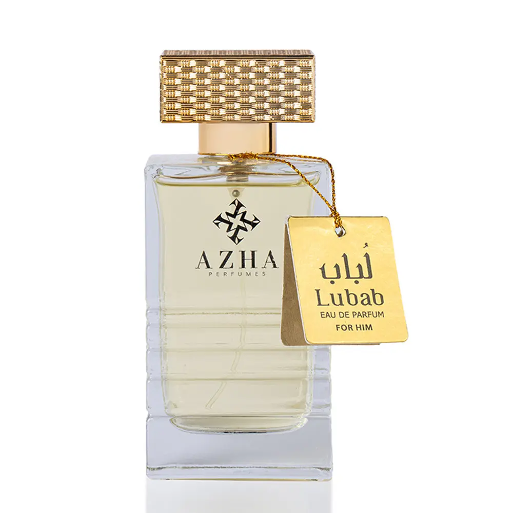 Lubab by Azha Perfume - Eau De Parfum 100ml (3.4 fl oz) for Him | Woody Aromatic Scent with Artemisia & Amber