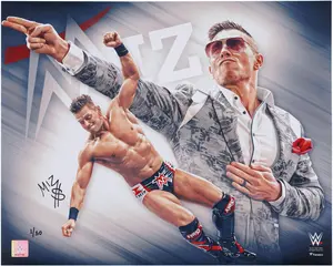 The Miz WWE Autographed 16" x 20" Photo Print - Art by Brian Konnick - Limited Edition of 50 - Fanatics Authentic Certified