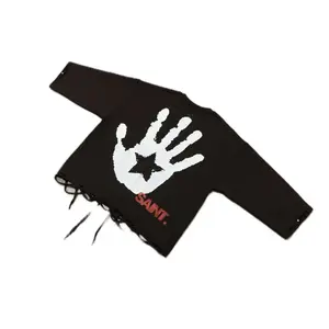 AC12 Distressed Heavyweight Cropped Graphic Tees