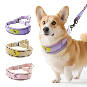 Premium Dog Collar Super Adjustable for All Breeds, Quick Release Buckle, Extra Soft Widen Padding, Reflective Trim for Safety