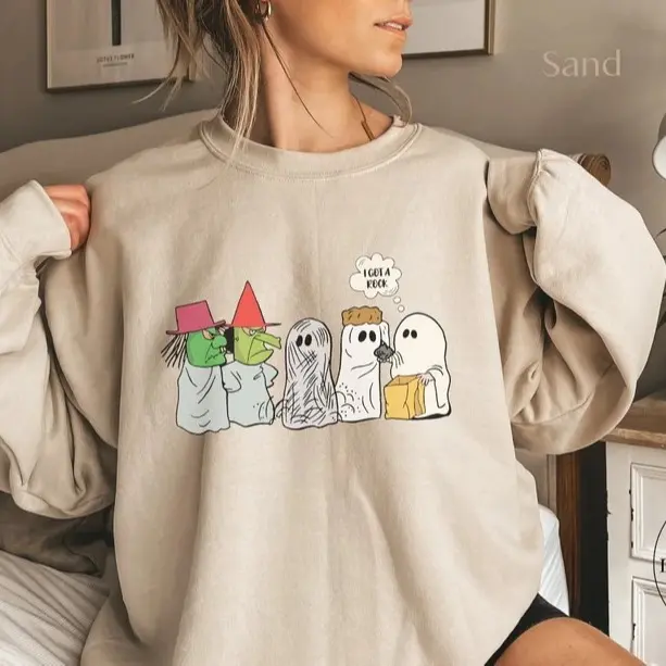 I Got A Rock, Charlie Brown Halloween, Vintage Halloween, It's The Great Pumpkin Charlie Brown, Halloween Sweater, Halloween Gift For Her