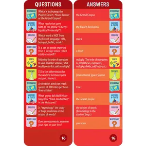 Brain Quest 6th Grade Smart Cards Revised 4th Edition