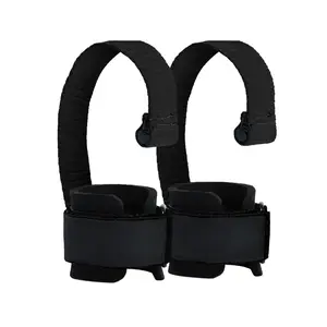 Dowel Lifting Straps with Padded Cuff & Heavy-Duty Polypropylene for Deadlifts Rows & Pull-Ups