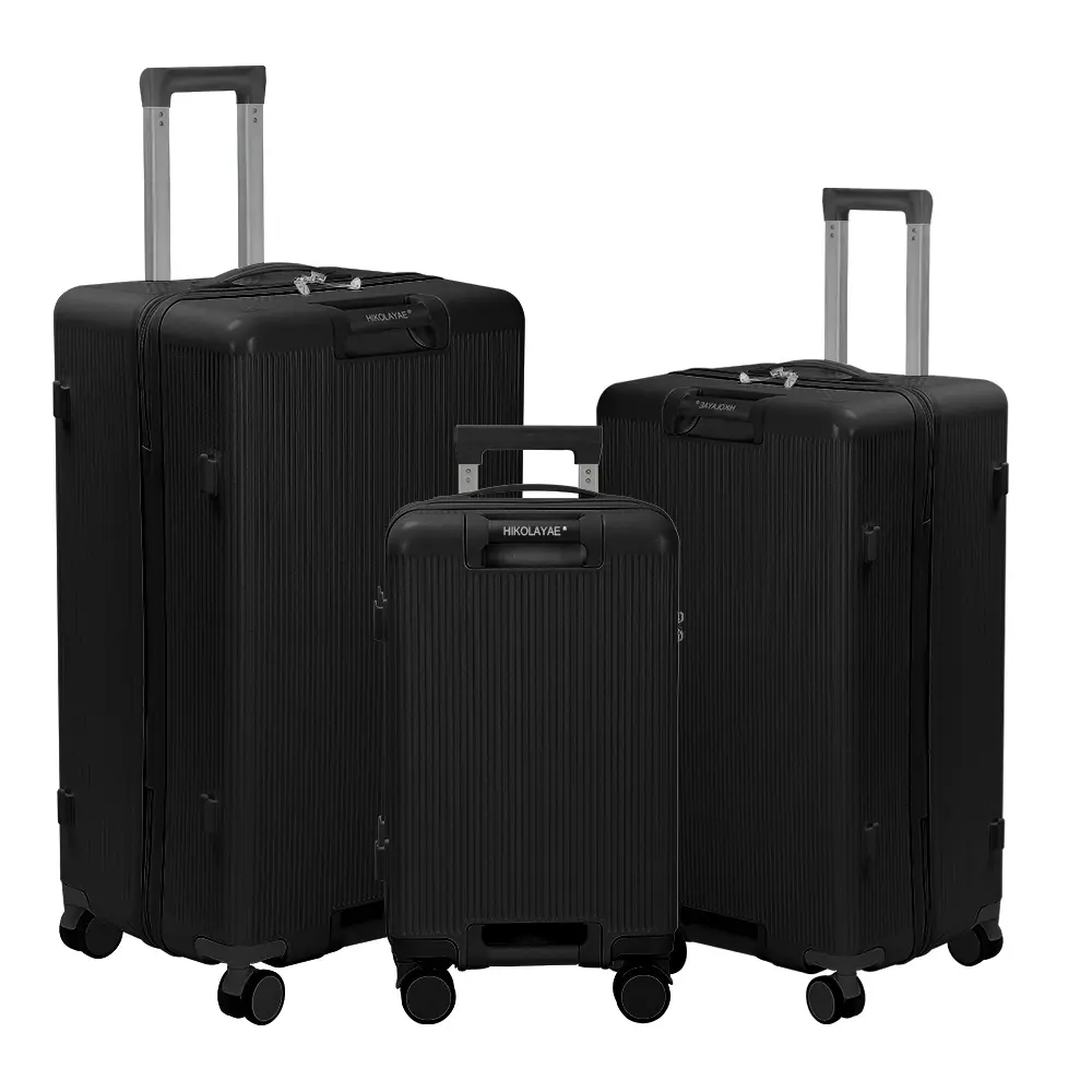 3pcs Hardside Luggage Set with Spinner Wheels, Expandable Suitcase with TSA Lock, 20/24/28 Inch Lightweight Luggage for Travel, Business & Airplane Use