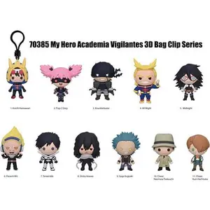 My Hero Academia Vigilantes 3D Foam Bag Clip 24pc Blind Bag PDQ  [COLLECTIBLES] Blind Packaging , Collectible