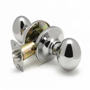 Somerset Passage Door Knob, Polished Chrome