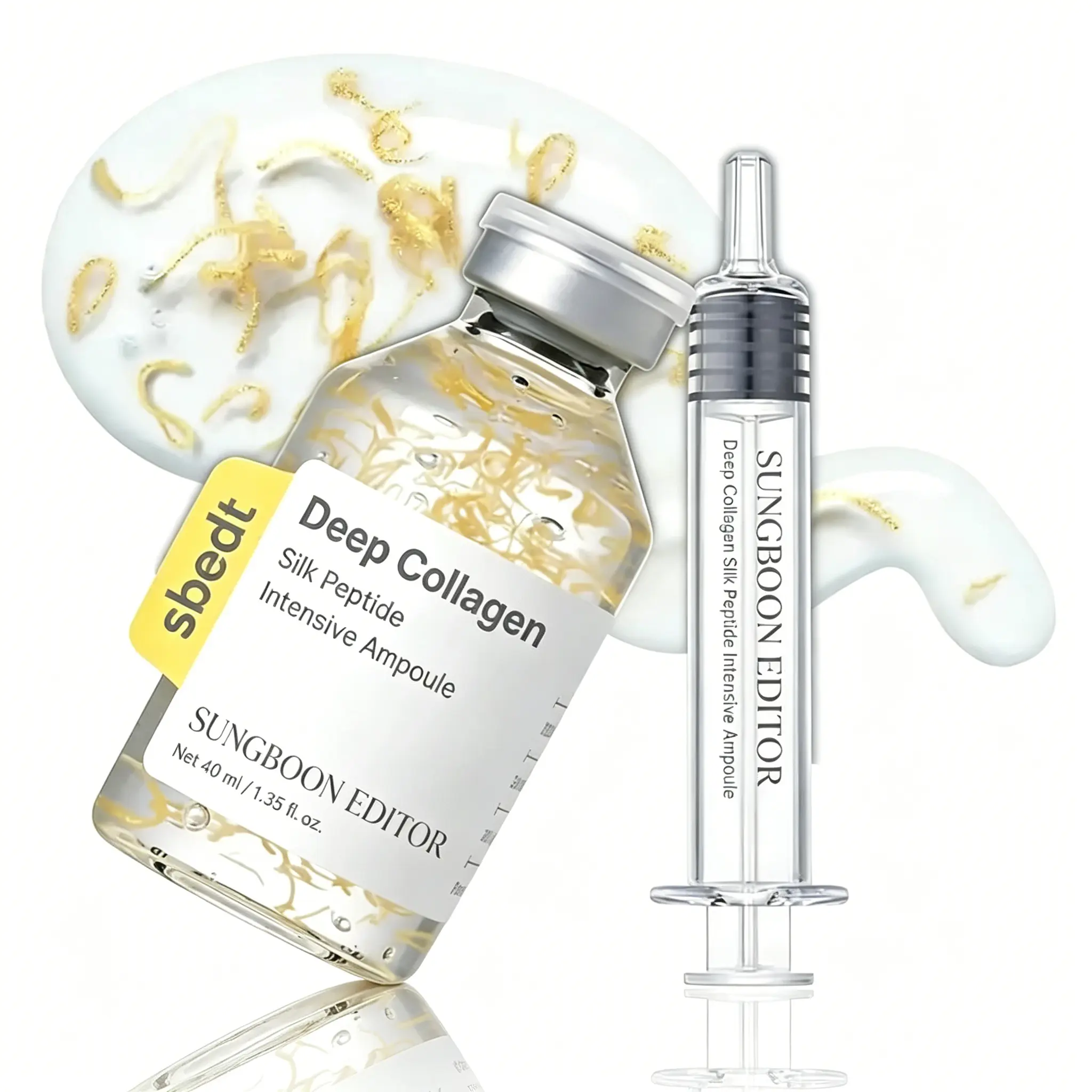 Sungboon Editor Silk Lifting Peptide Ampoule 1.35 fl oz | Wrinkle Care | Face-Lift at Home serum with Peptides & Deep Collagen | Plumping, Smooth, Anti aging Korean Skincare 40ml