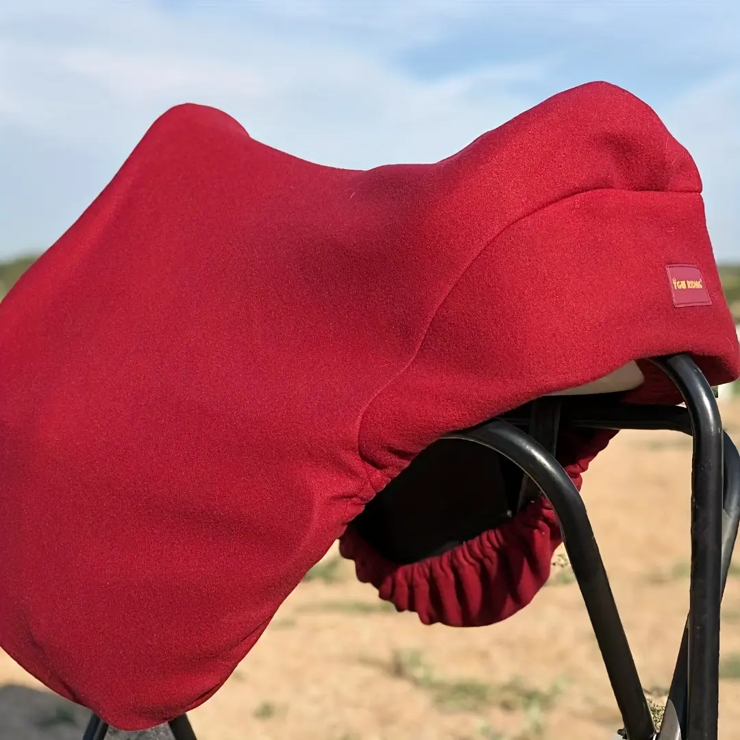 TGW RIDING Fleece Horse Saddle Cover for GP/CC Horse Saddle Cover Reliable Protection Dust Prevention Machine Washable