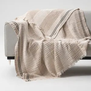 Soho Supersoft 4-Layer Linen–Cotton Gauze Throw
