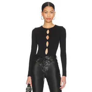 AFRM x REVOLVE Ellio Bodysuit in Black