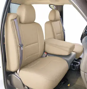 For Chevy Silverado seat covers - 2000~2002, IGGEE Premium Leatherette, 2 Front seats, Console covers, Original fit