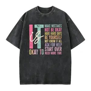It's Okay To Make Mistakes Shirt, Special Education Teacher Shirts, Mental Health Tshirt, Back To School, Motivational Tee