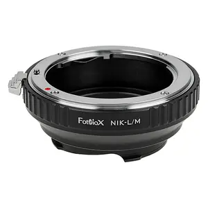 Fotodiox Lens Adapter - Compatible with Nikon F Mount D/SLR Lenses to Leica M Mount Rangefinder Cameras