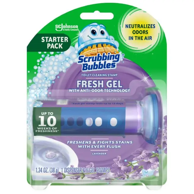 Scrubbing Bubbles Toilet Bowl Cleaners - Lavender Scent, 1.34 oz, 7 Count
