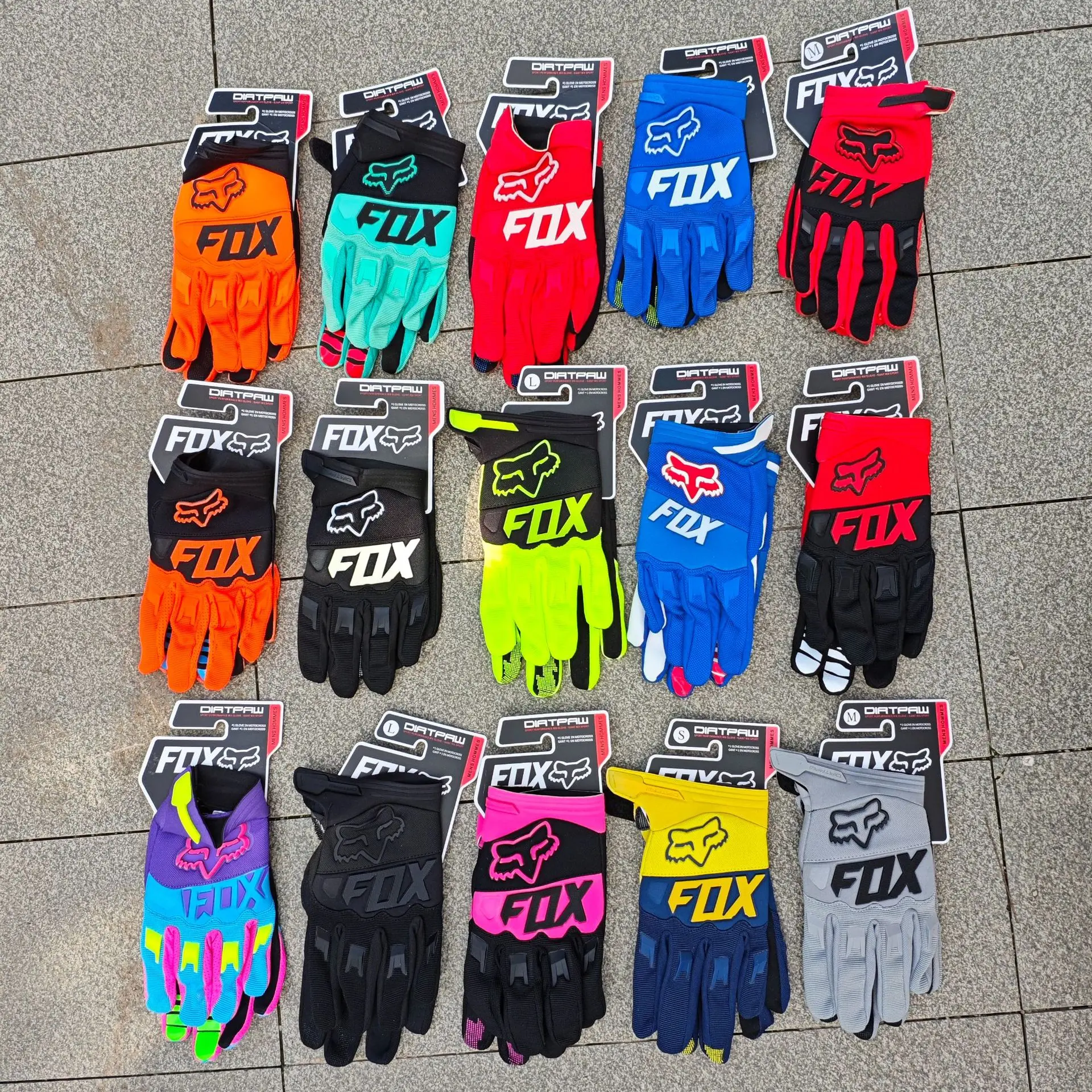 Cycling gloves, motorcycle outdoor off-road sports anti-slip gloves for men and women