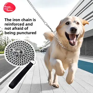 Pet Dog Chain Leash Anti Pull For Large Dogs Golden Retriever P Chain