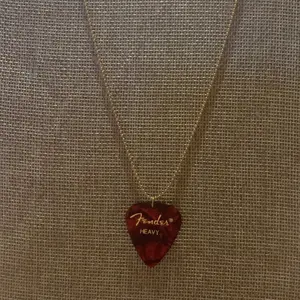 Guitar pick necklace