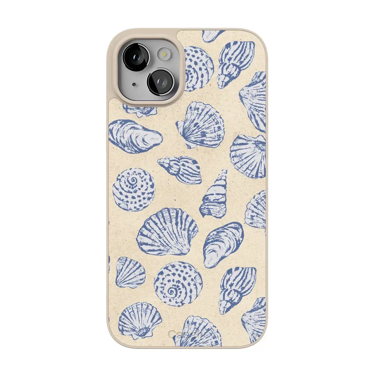 Casely iPhone 15 Case | Sally's Seashells | Seashore | Align Soft-Touch Flexible Bumper Case | Compatible with MagSafe