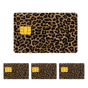 Pink & Gold Leopard Card Skin | Art Deco Animal Print | Luxury Credit Card Sticker