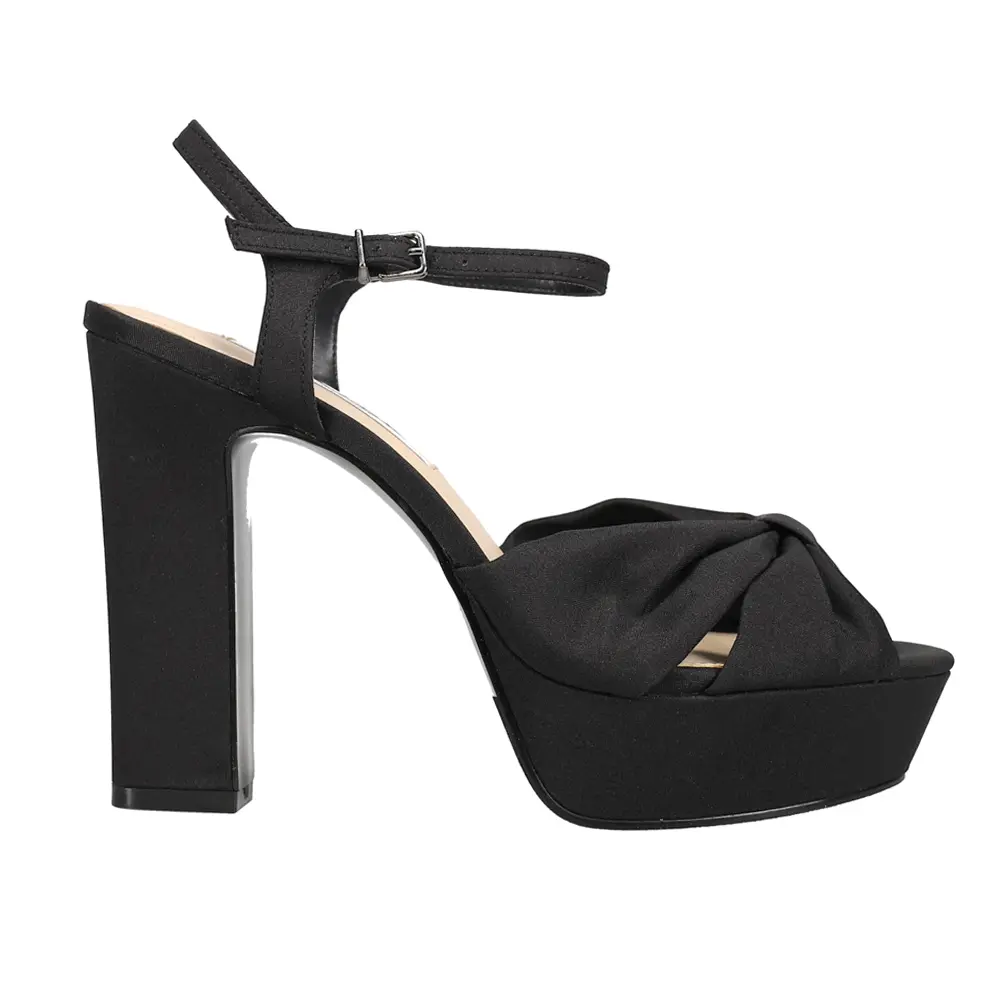 Nina Womens Skylynn Platform Dress Sandals High Heel 3" & Up - Black