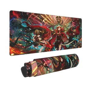 Fate Grand Order Inspired Large Gaming Mouse Pad – Anime Extended Desk Mat for PC & Laptop, Smooth Surface & Anti-Slip Base
