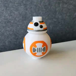 3D Printed Big Bricks BB-8 Art Piece - 4.5 inch