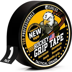 Hockey Tape Multipurpose Cloth Tape Roll for Lacrosse Baseball & Softball Bats, Rackets, Pullup Bars, Gardening Tools, Sports Gift Perfect for Wrist, Ankle, Foot, Knee and Hand Taping
