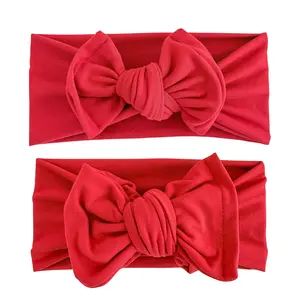 Red Brushed Baby Headband