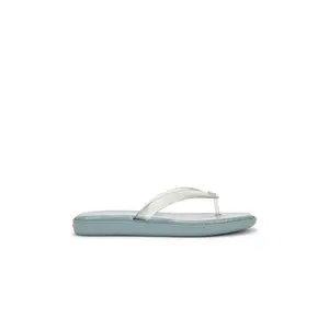 Coach Jelly Flip Flop Sandal in Sea Mist